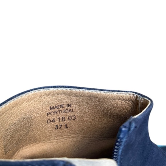 Birkenstock Myra Suede Leather Navy Booties size 6 - Picture 13 of 16